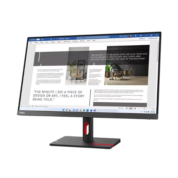 Màn Hình Lenovo ThinkVision S27i-30 27 inch 100HZ 63DFKAR4WW (Đen)