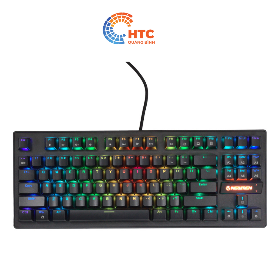 Bàn phím cơ có dây Gaming Newmen GE87, Blue Switch
