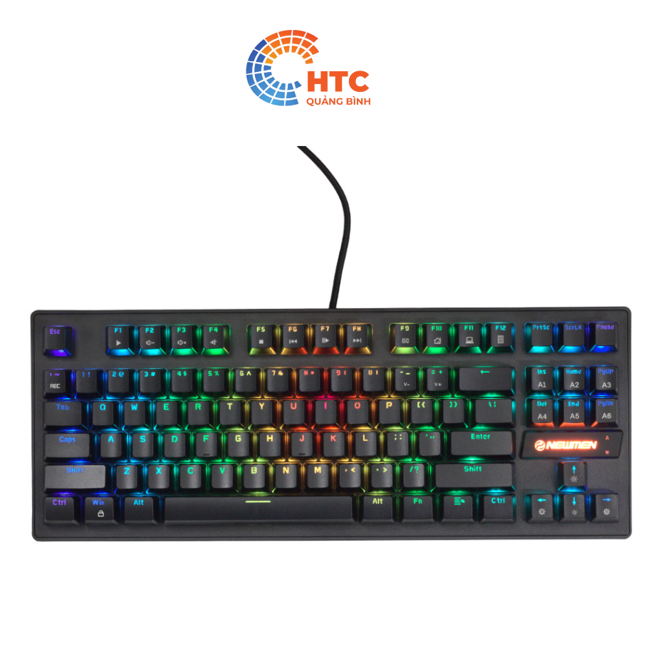Bàn phím cơ có dây Gaming Newmen GE87R, Red Switch