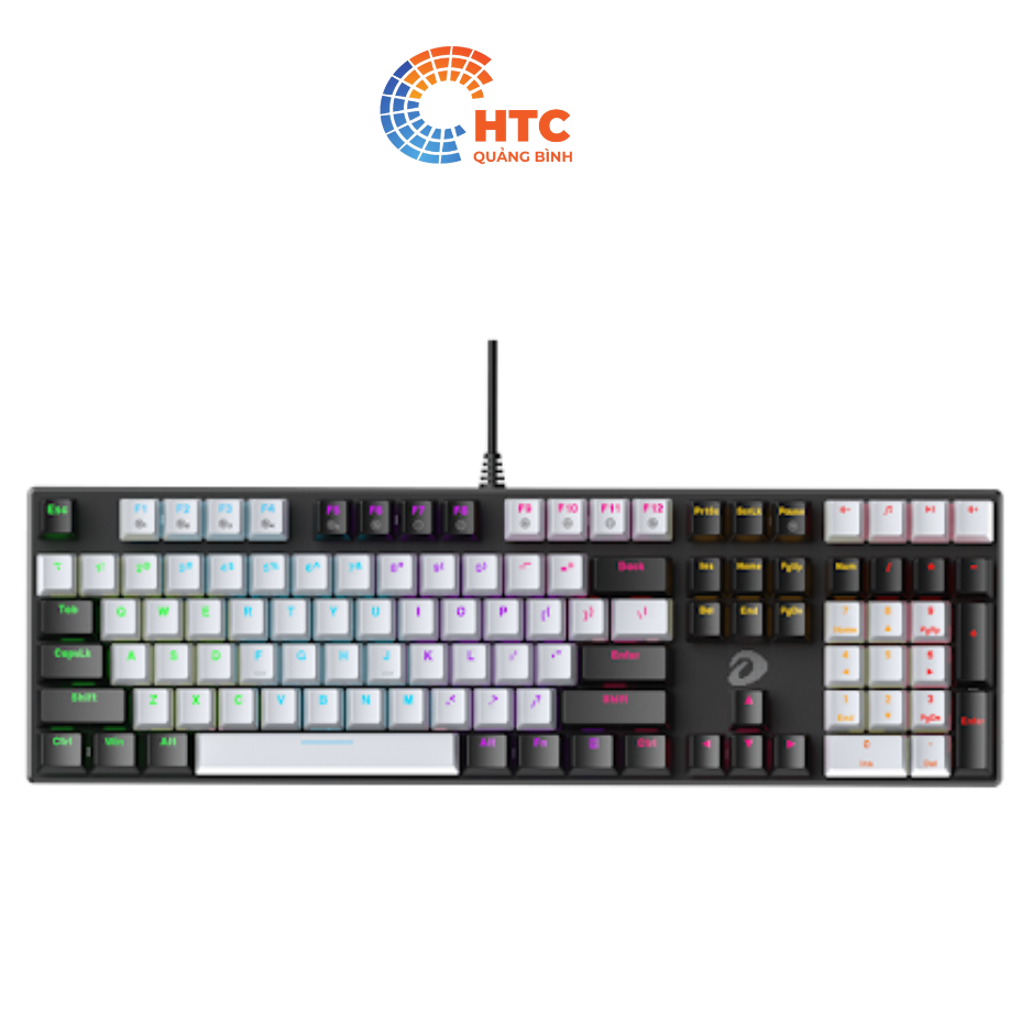 Bàn phím máy tính DAREU EK810X Grey-Black_Optical Switch - Blue