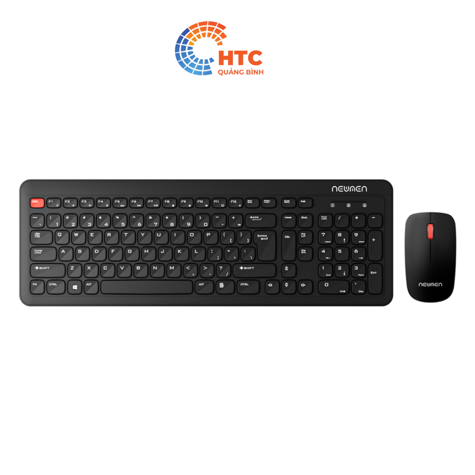 Bộ bàn phím chuột không dây Newmen K109, Black, NEW VI