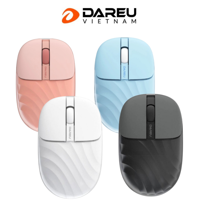 Chuột không dây DareU LM135D Silent - Dual Mode (Bluetooth/2.4GHz) - 1200 DPI